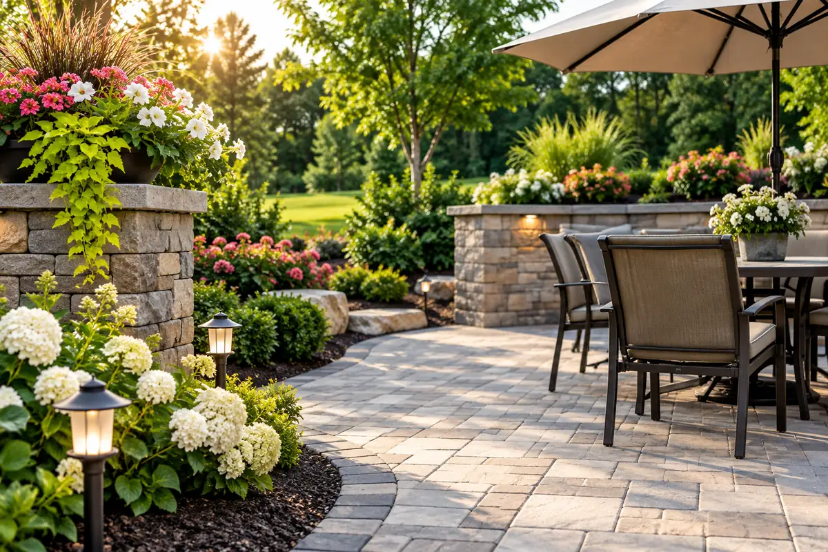 Landscaped garden in Clarence